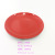 Melamine Tableware Imitation Porcelain Red Black Shallow Plate Bone Dish Fast Food Cooking over Rice Hotel Buffet round Plate