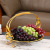 European Entry Lux Fruit Plate Household Living Room Creative Snack Dried Fruit Nuts Candy Storage Box Glass Fruit Plate