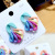 Silver Needle Macaron Earrings Acrylic Matte Paint Contrast Color Ear Studs Simple Cute Girly Style Fashion Earrings