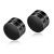 Titanium Steel Men's and Women's Earless Black Ear Clip Magnet Magnet Student Pseudo Stud Earrings Amazon Cross-Border