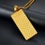 Cross-Border New Arrival Hip Hop Hiphop Necklace Titanium Steel/Stainless Steel Gold-Plated Rhinestone Dollar Pendant