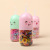 Korean Style Colorful Thickened Strong Pull Continuous Rubber Band Cartoon Canned Disposable Children Baby Girl Tied-up Hair Little Hair Ring