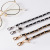 Classic Style Fashion Mask Glasses Dual-Use Lanyard Color Protection Gold and Silver Anti-Lost Earphone Mask Chain