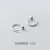 Love Lodge S925 Silver Bean Ear Hook Simple Fashion Removal-Free before Sleep Ear-Caring One-Word Earrings G6059