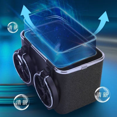 Multifunctional Car Tissue Box Car Cup Holder Armrest Box Storage Box Paper Extraction Box Car Tissue Paper Extraction Box