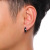 Steel Light Body Inner Sand Ear Ring Japanese and Korean Simple Men's Ear Clip Earrings 4 Colors Available EH-114