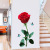 Extra Large Rose Wall Sticker Three-Dimensional Wall Sticker and Wall Sticker Room Bedroom and Living Room Decoration Rose Flower