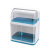 Storage Box Kitchen Double-Layer Bowl Rack with Lid Tableware Bowl Dish Plate Draining Storage Rack Plastic Cupboard
