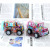 Cartoon Lightning Car Canned Children's Color Disposable Small Rubber Band Hair Accessories Hair Ring Rubber Band Circle