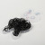 New Boxed Disposable Small Rubber Band Durable Black Women's Hairband for Tying up Hair Highly Elastic Rubber Band Mori Style Simple