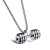 OPK Ornament Factory Fashion Key Body Dumbbell Titanium Steel Necklace Personalized Hip Hop Barbell Men's Pendant