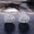 New Arrival Fashion Ol Micro Inlaid Zircon Love Women's Ear Studs European and American Wedding Anniversary Gift