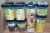 Storage Kitchen Food Sealed Cans Plastic Seven-Piece Transparent Storage Storage Tank Grain Moisture-Proof Sealed Box
