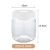 Glass Sealed Can Vacuum Pressing Snack Tea Milk Powder Coffee Bean Storage Jar Kitchen Storage Jar with Lid