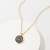 and America Cross Border Necklace Exquisite Fashion Alloy Dripping Oil Star and Moon Necklace Double-Layer Pendant