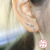 Personalized Diamond Stud Earrings European and American Fashion Minimalist Earrings 3 Sets of Diamond Mini Ear Studs