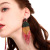 Bead Earrings Bohemian Beaded Vintage Earrings European and American National Style Exaggerated Color Earrings for Women