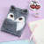 Plush Cartoon Young Girl Notebook Primary School Student Cute Diary Children Fox Small Animal Furry Notebook in Stock