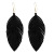 2021 Cross-Border Hot Sale Leather Earrings European and American Hot Exaggerated Leaf-Shaped Tassel Earrings