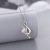 Fashion Pearl Necklace Female S925 Silver Light Luxury and Simplicity Music Symbol Pendant DIY Eardrop Frame Accessories