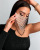 Mask Cross-Border European and American Amazon Women's Clothes Hot-Selling Mesh Diamond Jewelry Metal Tassel Mask Z1254