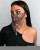 Mask Cross-Border European and American Amazon Women's Clothes Hot-Selling Mesh Diamond Jewelry Metal Tassel Mask Z1254