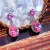 American Temperament Water Drop AAA Zircon Earrings Copper Inlaid Diamond Emerald Multi-Color Optional Earrings Eardrops