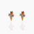 INS Hot-Sale Earrings Golden Ice Cream Element Color Zirconium Earrings Dongdaemun New Women's Earrings