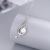 Fashion Pearl Necklace Female S925 Silver Light Luxury and Simplicity Music Symbol Pendant DIY Eardrop Frame Accessories