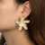 Popular Ornament European and American Personalized Exaggerated Alloy Multi-Layer Flower Flower Earrings Earrings 3839
