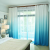 Nordic Simple Gradient Color Curtain Half Shade Living Room Bedroom Balcony Floor Curtain