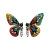 Tale Sterling Silver Needle Earrings Ear Studs Super Fairy Colorized Butterfly Auricular Needle Girl Student Earrings
