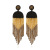 Bead Earrings Bohemian Beaded Vintage Earrings European and American National Style Exaggerated Color Earrings for Women