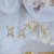 S925 Dual-Wear Butterfly Ear Clip Earrings One-Piece Pearl Chain Tassel Earrings Unique Super Fairy Earrings B208a