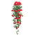 Artificial Rose Fake Flower Rattan Decorative Interior Wall Hanging Flowers Chlorophytum Plastic Flower Vine Hanging Basket Greenery