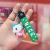 Creative Building Blocks Pony Key Chain Pendant Ornaments for Couple Doll and Bag Pendant Cartoon Epoxy Doll Car Key Ring