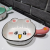 Cartoon Bowl and Dish Ceramic Handle Milk Pot Rice Bowl Soup Bowl Dumpling Plate Pizza Plate Tray Kitchen Supplies