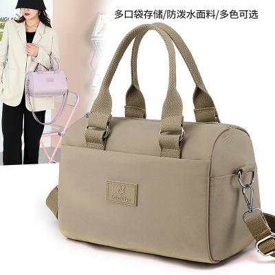 Waterproof Nylon Cloth Bag Women's Cross-Body Bag 2022 New Women's Commuter Shoulder Handbag Mother Bag