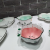 Ceramic Dumpling Plate Pizza Plate Tray Baking Tray Soup Plate Dish Hand Painted New Foreign Trade Export Spot