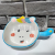 Jingdezhen Porcelain Hand Painted Soup Bowl Dumpling Plate Pizza Plate Salad Dish Korean Tableware Cartoon Bowl and Dish Handle Milk Pot