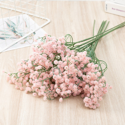 Artificial Flower Single Starry Sky Wedding Home Furnishing Ornamental Flower Chinese Valentine's Day Gift Bridal Bouquet Fake Flower and Plastic Flower