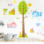 Gs7003 Cartoon Removable Sticker Wallpaper Self-Adhesive Children's Height Wall Sticker Room Baby Measuring Height Measurement Wall Sticker