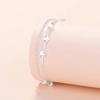 Factory Wholesale Cross Planet Bracelet Female Student Fresh Round Beads Cylinder XINGX Bracelet Online Influencer Jewelry