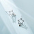 Fashion Normcore Style Hollow Stars Stud Earrings Female Mori Artistic Five-Pointed Star Pendant Earrings Earrings Hipster Ornament