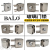 Glass Door Lock Glass Clip Glass Door Lock Punch-Free Parking Lock Single Door Double Door Latch Lock