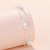 Three Silversmith Bracelets Wholesale Internet Celebrity Jewelry Silver-Plated Bracelet XINGX Four-Leaf Clover Small Waist Cauliflower Blade Chain