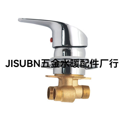 Three-Hole Copper Mixing Valve Door Faucet Switch Accessories Cold & Hot Water Switch Controller Bathroom Gear Adjustment Valve
