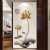 Flat Golden Lotus Lotus Wallpaper Stereo Wall Stickers Cozy Bedroom Room Decorations Stickers Self-Adhesive Wallpaper in Stock