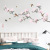 PVC Wall Stickers Chinese Style Warm Wall Stickers Room Decorations Flowers and Birds Stickers and Posters Living Room Wallpaper Self-Adhesive