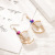 Semicircle Unicorn Earrings High-Profile Figure Personality Design Colorful Love Eardrops Earrings Wholesale 656
